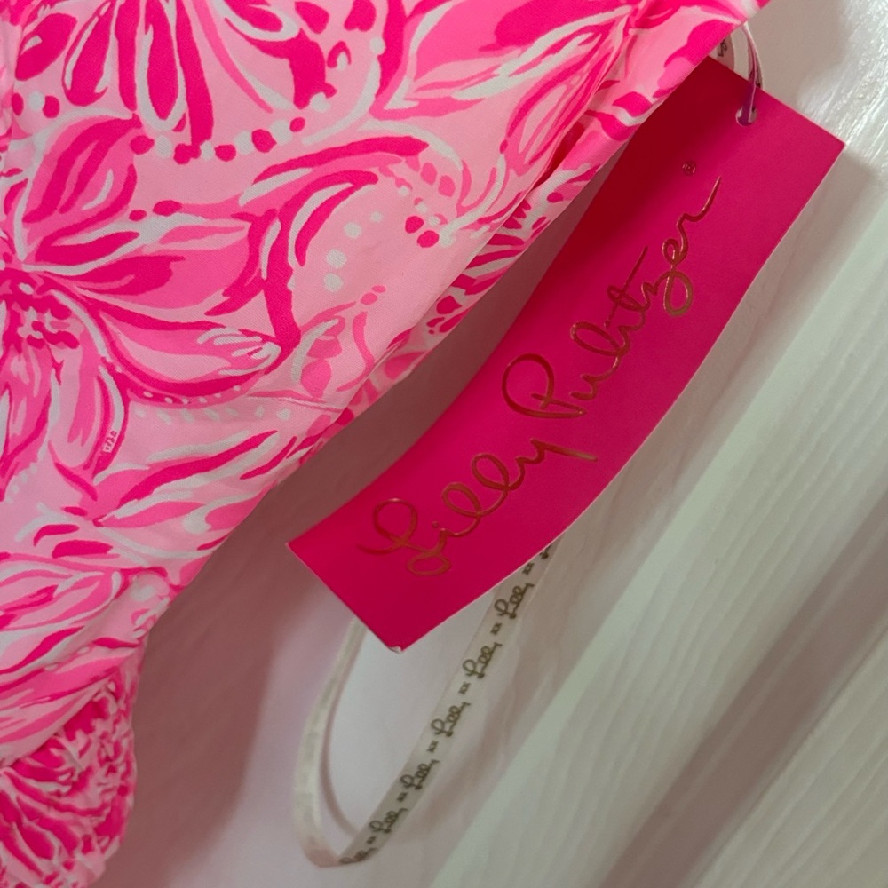 Hot pink dress
